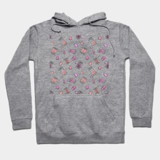 Sewing Pink Cotton Reels and Buttons Hoodie